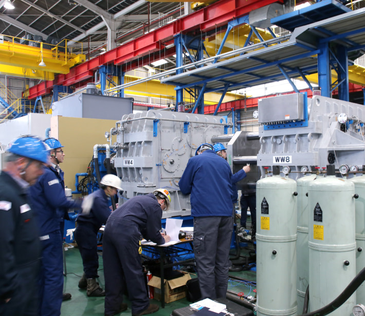 Scene from development of gearbox for process lines at a global oil major subsidiary