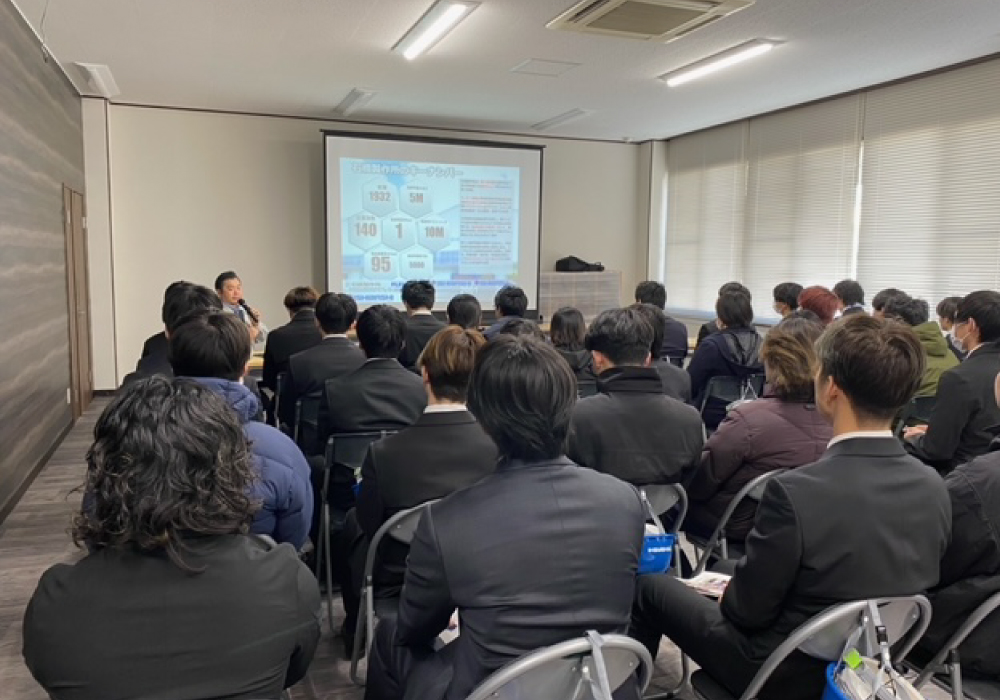 2/17 北九州市立大学(機械システム工学科2年生)会社見学会